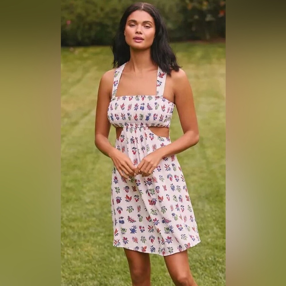 The Piper Bandeau Cutout Mini Dress by Anthropologie NWT Size L